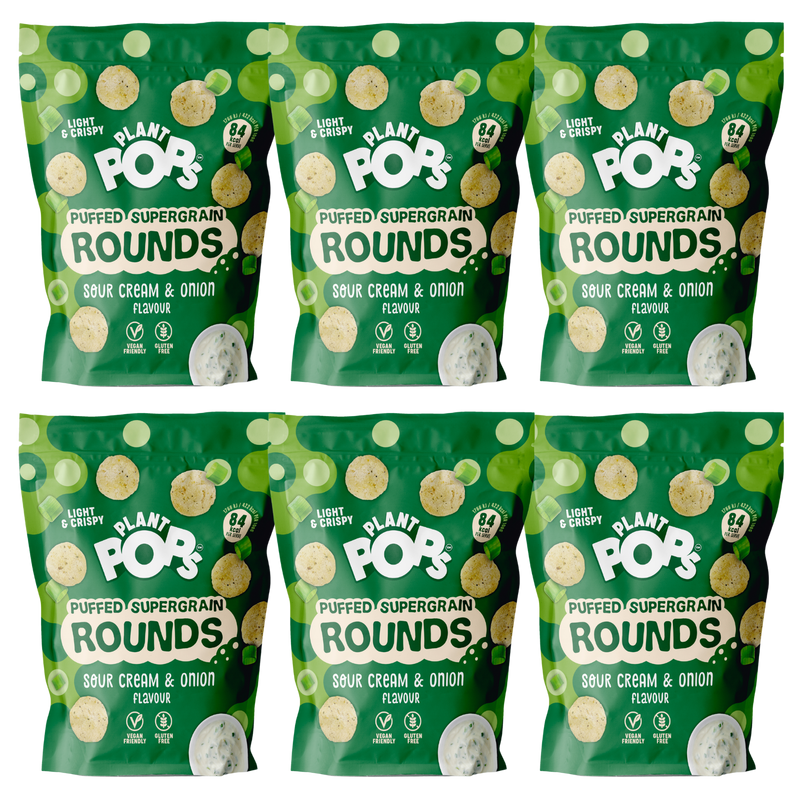 Sour Cream & Onion (Puffed Supergrain Rounds) Sharing Pack 70g