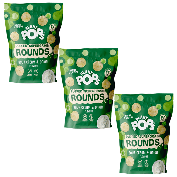 Sour Cream & Onion (Puffed Supergrain Rounds) Sharing Pack 70g